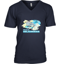 Load image into Gallery viewer, Marvel S.H.I.E.L.D. Helicarrier Protecting The Skies Men's V-Neck
