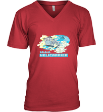 Load image into Gallery viewer, Marvel S.H.I.E.L.D. Helicarrier Protecting The Skies Men's V-Neck
