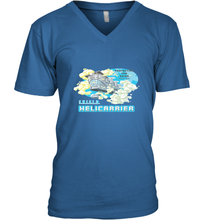 Load image into Gallery viewer, Marvel S.H.I.E.L.D. Helicarrier Protecting The Skies Men's V-Neck
