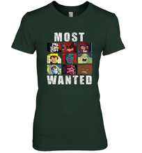Load image into Gallery viewer, Marvel X Men Most Wanted Villains Retro Women's Premium T-Shirt
