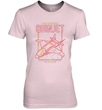 Load image into Gallery viewer, Marvel Avengers Quinjet Neon Lights Women's Premium T-Shirt
