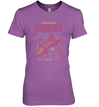 Load image into Gallery viewer, Marvel Avengers Quinjet Neon Lights Women's Premium T-Shirt
