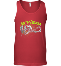 Load image into Gallery viewer, Marvel Anti Venom Green Splatter Web Swing Action Shot Men's Tank Top
