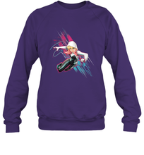 Load image into Gallery viewer, Marvel Rising Secret Warriors Ghost Spider Action Pose Crewneck Sweatshirt
