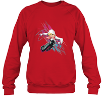 Load image into Gallery viewer, Marvel Rising Secret Warriors Ghost Spider Action Pose Crewneck Sweatshirt
