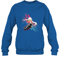 Load image into Gallery viewer, Marvel Rising Secret Warriors Ghost Spider Action Pose Crewneck Sweatshirt
