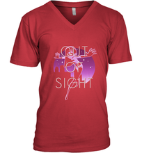 Load image into Gallery viewer, Disney Pixar Incredibles 2 Shy Violet Night Men's V-Neck
