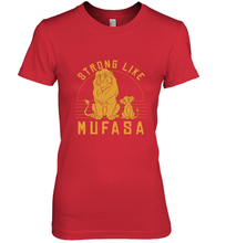 Load image into Gallery viewer, Disney Lion King Simba Strong Like Mufasa Women's Premium T-Shirt
