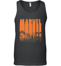 Load image into Gallery viewer, Marvel Avengers Halloween Logo Character Stencil Men's Tank Top
