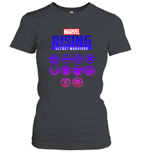 Load image into Gallery viewer, Marvel Rising Secret Warriors Hero Emblem Logo Women's T-Shirt
