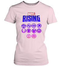 Load image into Gallery viewer, Marvel Rising Secret Warriors Hero Emblem Logo Women's T-Shirt

