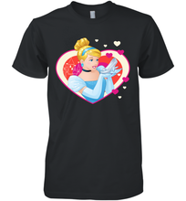 Load image into Gallery viewer, Disney Cinderella Valentine's Sparkle Hearts Men's Premium T-Shirt
