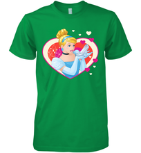 Load image into Gallery viewer, Disney Cinderella Valentine's Sparkle Hearts Men's Premium T-Shirt
