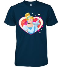 Load image into Gallery viewer, Disney Cinderella Valentine's Sparkle Hearts Men's Premium T-Shirt
