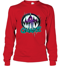 Load image into Gallery viewer, Marvel Rising Secret Warriors Quake Action Pose Logo Long Sleeve T-Shirt
