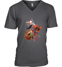 Load image into Gallery viewer, Marvel Rising Secret Warriors Group Shot Action Pose Men's V-Neck
