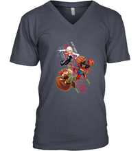 Load image into Gallery viewer, Marvel Rising Secret Warriors Group Shot Action Pose Men's V-Neck
