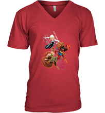 Load image into Gallery viewer, Marvel Rising Secret Warriors Group Shot Action Pose Men's V-Neck
