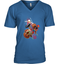 Load image into Gallery viewer, Marvel Rising Secret Warriors Group Shot Action Pose Men's V-Neck
