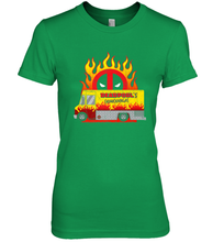 Load image into Gallery viewer, Marvel Deadpool Chimichangas Food Truck Women's Premium T-Shirt
