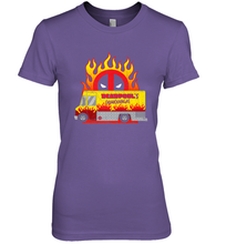 Load image into Gallery viewer, Marvel Deadpool Chimichangas Food Truck Women's Premium T-Shirt
