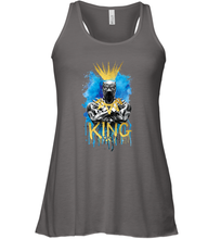 Load image into Gallery viewer, Marvel Black Panther King T�Challa Blue and Gold Women's Racerback Tank

