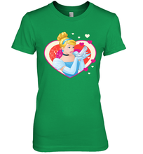 Load image into Gallery viewer, Disney Cinderella Valentine's Sparkle Hearts Women's Premium T-Shirt
