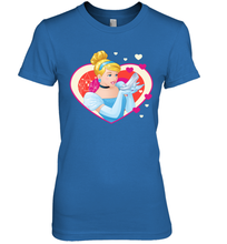 Load image into Gallery viewer, Disney Cinderella Valentine's Sparkle Hearts Women's Premium T-Shirt

