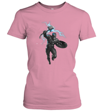 Load image into Gallery viewer, Marvel Avengers Endgame Captain America Assemble Lightning Women's T-Shirt
