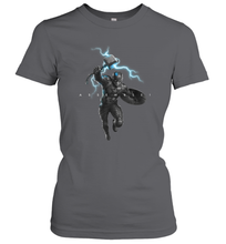 Load image into Gallery viewer, Marvel Avengers Endgame Captain America Assemble Lightning Women's T-Shirt
