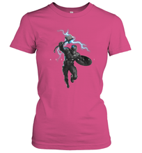 Load image into Gallery viewer, Marvel Avengers Endgame Captain America Assemble Lightning Women's T-Shirt
