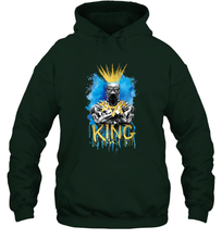 Load image into Gallery viewer, Marvel Black Panther King T�Challa Blue and Gold Hooded Sweatshirt
