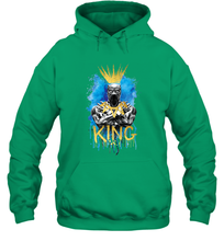 Load image into Gallery viewer, Marvel Black Panther King T�Challa Blue and Gold Hooded Sweatshirt
