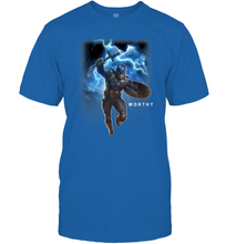 Load image into Gallery viewer, Marvel Avengers Endgame Captain America Worthy Action Pose Men's T-Shirt
