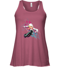 Load image into Gallery viewer, Marvel Rising Secret Warriors Ghost Spider Action Pose Women's Racerback Tank
