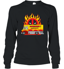 Load image into Gallery viewer, Marvel Deadpool Chimichangas Food Truck Long Sleeve T-Shirt
