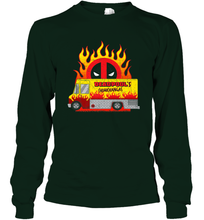 Load image into Gallery viewer, Marvel Deadpool Chimichangas Food Truck Long Sleeve T-Shirt
