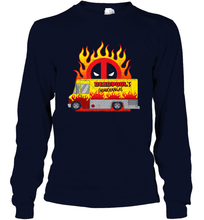 Load image into Gallery viewer, Marvel Deadpool Chimichangas Food Truck Long Sleeve T-Shirt

