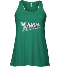 Load image into Gallery viewer, Marvel X Men Logo Retro 90s Animated Series Women's Racerback Tank
