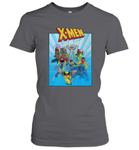 Load image into Gallery viewer, Marvel X Men Animated Series Poster Retro 90s Women's T-Shirt
