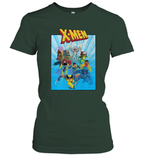 Load image into Gallery viewer, Marvel X Men Animated Series Poster Retro 90s Women's T-Shirt
