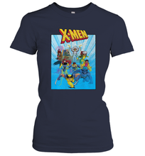 Load image into Gallery viewer, Marvel X Men Animated Series Poster Retro 90s Women's T-Shirt
