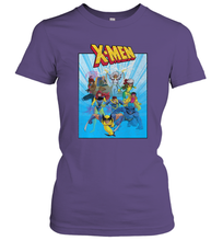 Load image into Gallery viewer, Marvel X Men Animated Series Poster Retro 90s Women's T-Shirt
