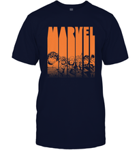 Load image into Gallery viewer, Marvel Avengers Halloween Logo Character Stencil Men's T-Shirt
