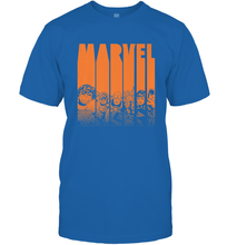 Load image into Gallery viewer, Marvel Avengers Halloween Logo Character Stencil Men's T-Shirt
