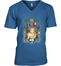 Load image into Gallery viewer, Disney Beauty And The Beast Belle Portrait Men's V-Neck
