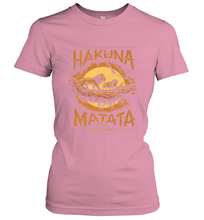 Load image into Gallery viewer, Disney The Lion King Live Action Hakuna Matata Sunset Poster Women's T-Shirt
