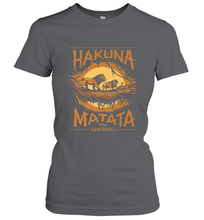 Load image into Gallery viewer, Disney The Lion King Live Action Hakuna Matata Sunset Poster Women's T-Shirt
