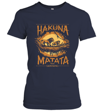 Load image into Gallery viewer, Disney The Lion King Live Action Hakuna Matata Sunset Poster Women's T-Shirt
