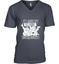 Load image into Gallery viewer, Disney Snow White Grumpy Cause You're Dopey Men's V-Neck
